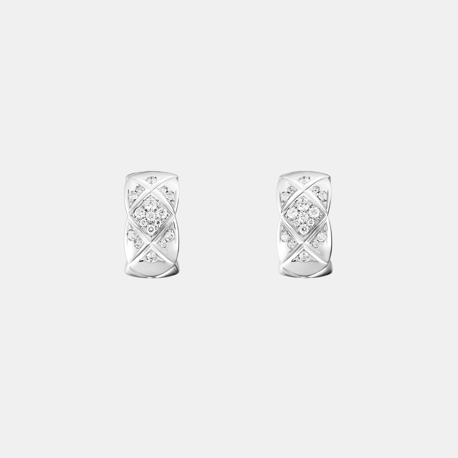 Boucles d'oreilles Coco Crush Or blanc Diamant