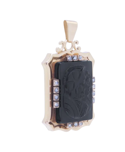 Pendentif Antiqua - Pendentif en or rose 18K et diamants 58 Facettes BO210322/ANTIQUA