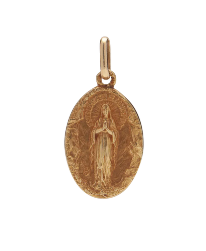 Pendentif Pendentif Vierge Marie en or jaune 18K 58 Facettes BO200070/VIERGEMARIE