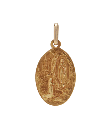 Pendentif Pendentif Vierge Marie en or jaune 18K 58 Facettes BO200070/VIERGEMARIE