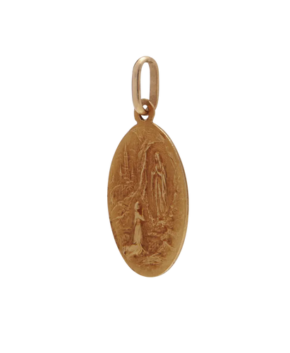 Pendentif Pendentif Vierge Marie en or jaune 18K 58 Facettes BO200070/VIERGEMARIE