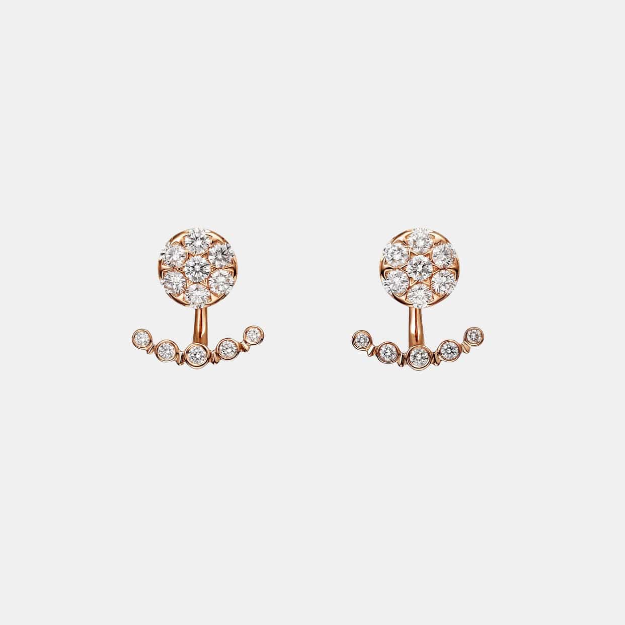 Boucles d'oreilles Étincelle de Cartier Or rose Diamant