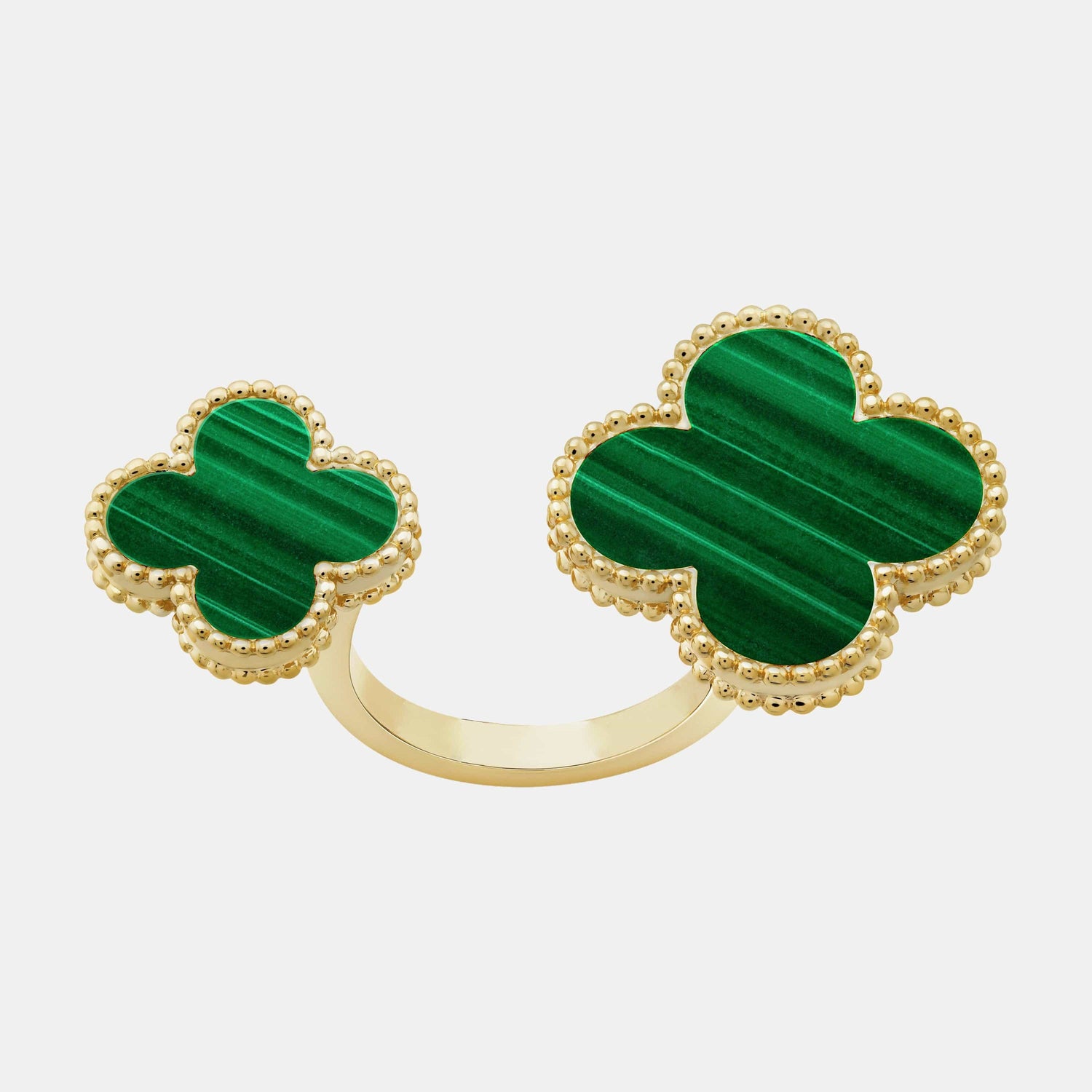 Bague Magic Alhambra Or jaune Malachite 