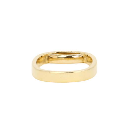 Bague 57.5 Alliance carrée Dinh Van or jaune 58 Facettes J423