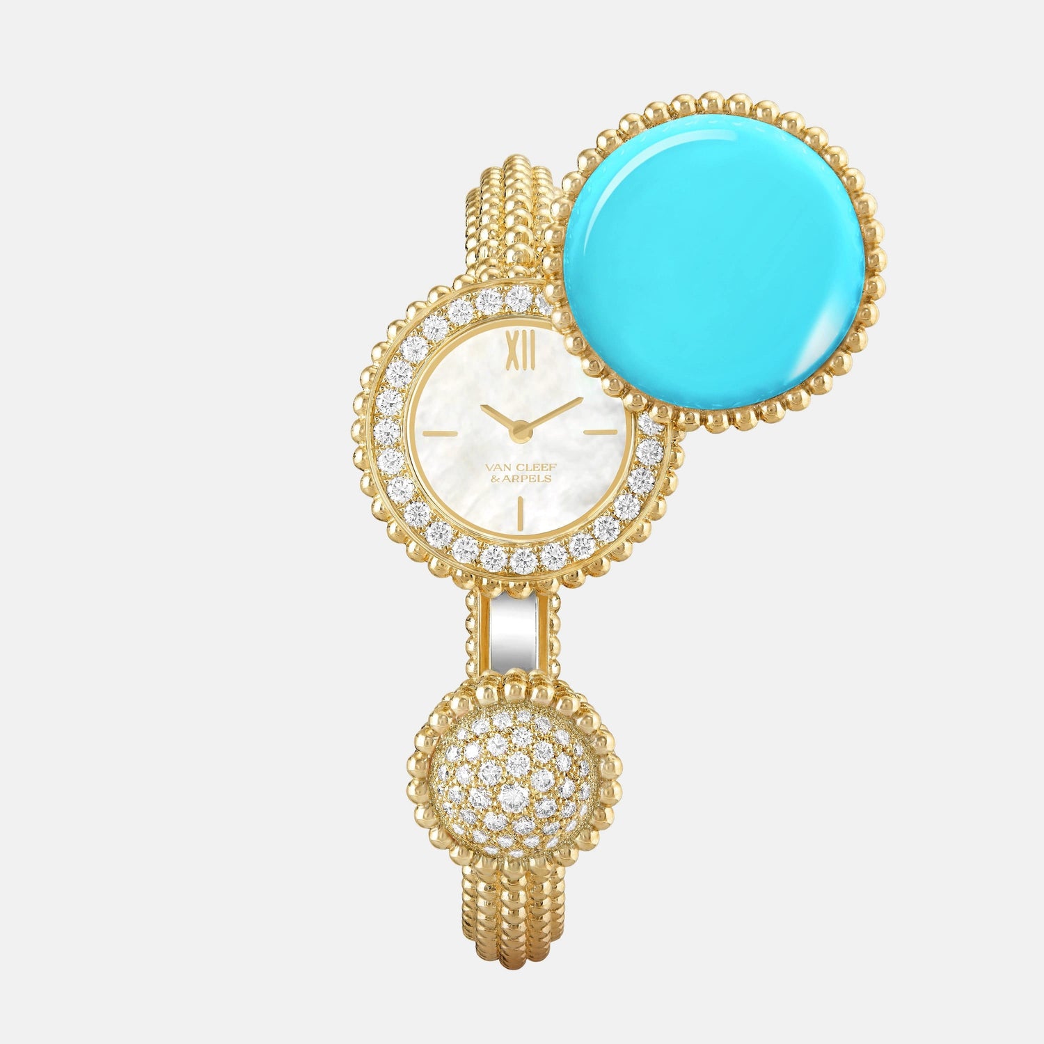 Montre Perlée Or jaune  