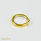 Ring 53 Vintage spændingsring i Platin 950 og guld 750 med diamant 0,27 ct 58 Facettes 2090
