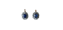 Boucles d'oreilles Boucles d'Oreilles Marguerite Saphir et Diamants 58 Facettes