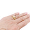Bague 51 Bague jonc anglais en or jaune 750 sertie de diamants 58 Facettes 32736