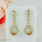 Boucles d'oreilles Boucles d’oreilles pendantes en or jaune 585 et diamants 3,66 ct 58 Facettes 1842