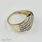 Ring 57 Ring i gult guld 585 med 138 baguetteslebne diamanter 58 Facettes 2184