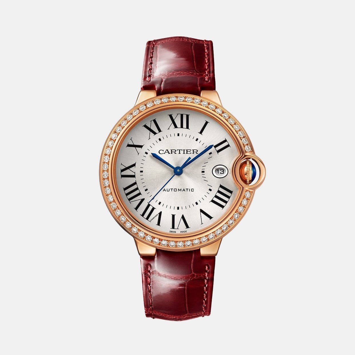 Montre Ballon Bleu de Cartier Or rose Diamant