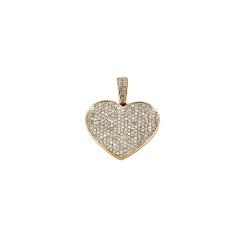 Pendentif Pendentif Cœur pavage Diamants 58 Facettes FL237