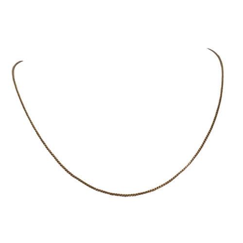 18K黄金细链项链 链节 长度49.5厘米 58 Facettes 250117