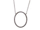 Collier Collier Pendentif ovale diamants or blanc 58 Facettes NECK32