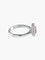 Bague 53 Bague marguerite en or blanc et rubis entouré de diamants 58 Facettes 410 50000