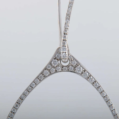 Boucles d'oreilles Boucles d'oreilles Goutte ajourée Diamants 58 Facettes 1