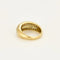 Bague 55 Bague - Bague bandeau en or jaune 18k et diamants 58 Facettes BG10