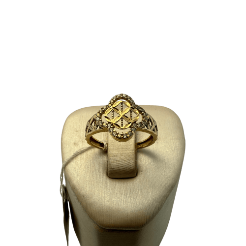 Prsten 54,5 Prsten s motivem květu života z 18karátového žlutého zlata, 2,34 g 58 Facettes 250046