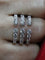 Bague 53 Bague triple rang diamants ronds 58 Facettes P592