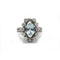 Bague 53 Bague - Or, Aigue-Marine et diamants 58 Facettes 250103R