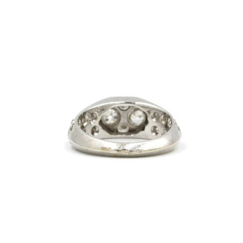 Bague 50 Bague or blanc et diamants 58 Facettes 220453R
