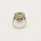 Bague 54 Bague - Chaton octogonal en or blanc 18k et diamants 58 Facettes LJ-100