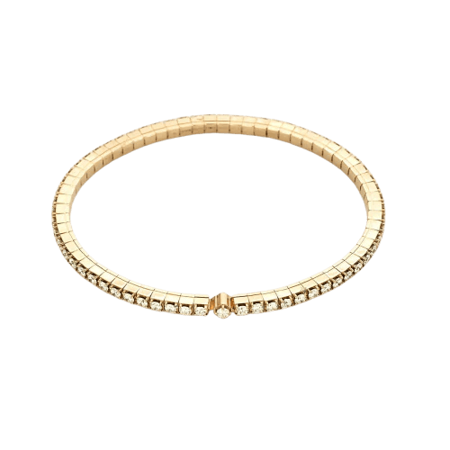 Bracelet Bracelet Stand-by me souple en or rose 18k et diamants 58 Facettes JBR0012-16