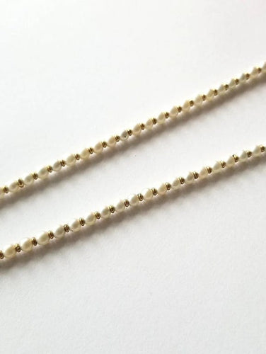 Collier Collier perles de culture et or jaune saphirs et diamants 58 Facettes