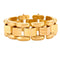 Bracelet Bracelet Tank articulé en or jaune 18k 58 Facettes
