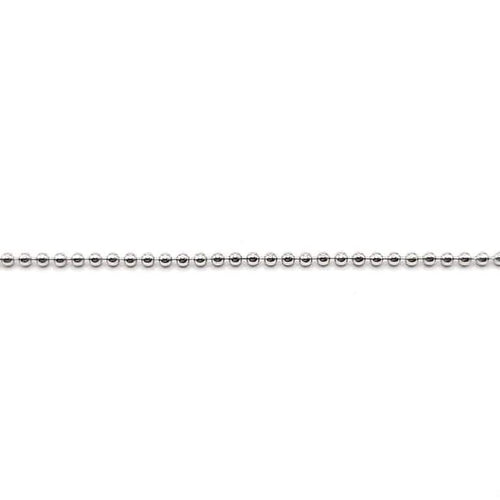 Collier Collier or blanc serti de diamants naturels 58 Facettes