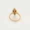 Bague 53.5 Bague en or jaune 18K au corail peau d’ange et diamants 58 Facettes 58FC178