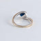 Bague 58 Bague Entrelac Saphir Diamants 58 Facettes FM98