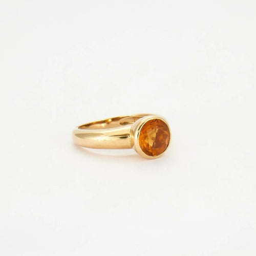 Bague 51 Bague en Or jaune, citrine 58 Facettes