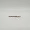 Pendentif Pendentif clef or blanc 18 carats serti de diamants 58 Facettes