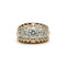 Bague 56 Bague Rétro - Or bi-colore & Diamants 58 Facettes 250375R