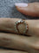 Bague 54 Bague lune en or jaune 18k et diamants marron 58 Facettes P144