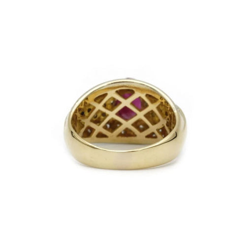 Bague 53 Bague - Or, Diamants & Rubis 58 Facettes 240386R