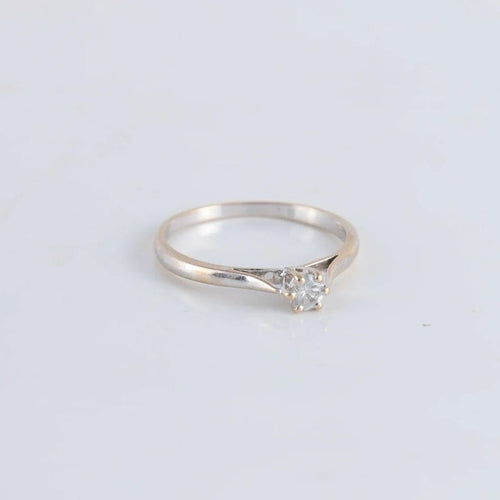 Bague 55 Bague Solitaire Diamant 0.20ct 58 Facettes FM55
