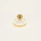 Bague 54 Bague marguerite en or jaune 18k et rubis entouré de diamants 58 Facettes BA212