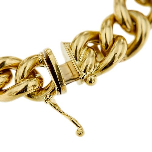 Bracelet Bracelet maille gourmette en or jaune 18 carats 58 Facettes 35302