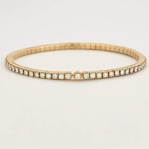 Bracelet Bracelet Stand-by me souple en or rose 18k et diamants 58 Facettes JBR0012-16