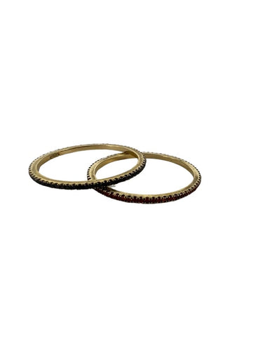 Bague 54 Bagues doubles en diamant et saphir orange 58 Facettes ME-R-03-04