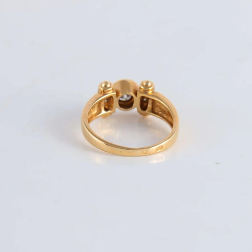 Bague 51 Bague Solitaire 0.30ct accompagné 58 Facettes FM52