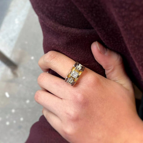 Bague 62 Bague - Or jaune & Diamants 58 Facettes 250006SP