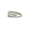 Bague 50 Bague or blanc et diamants 58 Facettes 220453R
