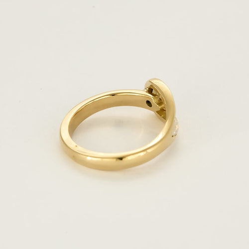 戒指52.5 18k黄金戒指 钻石 58 Facettes DRE1847X2