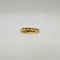 Bague 55 Demi-alliance or jaune 18 carats sertie de diamants 58 Facettes