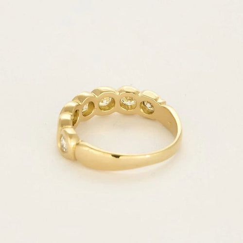 Bague 62 Bague motif tressé en or jaune 18k et diamants 58 Facettes DADB-07