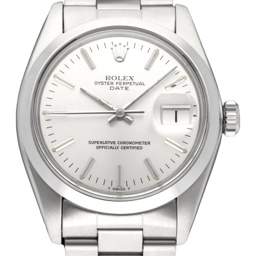 Rolex Oyster Perpetual Date 1500 Watch - 34 mm automatic steel watch (1979) 58 Facettes ROL/OPD/287
