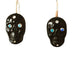 Boucles d'oreilles BOUCLES D'OREILLES  "MOMENTO MORI" agate noires 58 Facettes R 484/614/or 1.0